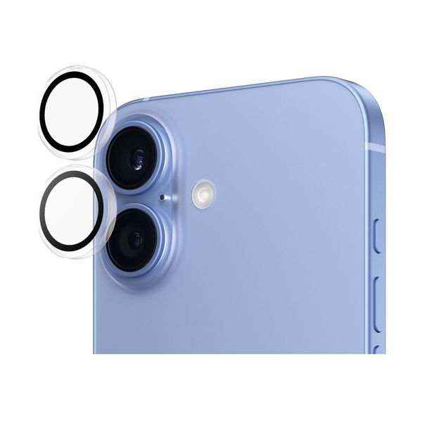PanzerGlass iPhone 16/16 Plus Hoops Camera Lens Protector Προστατευτικό Φακού