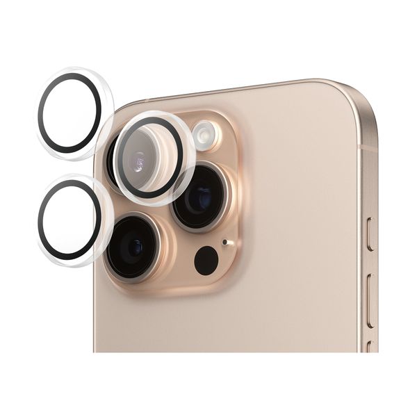 PanzerGlass iPhone 16 Pro/16 Pro Max Hoops Camera Lens Protector Προστατευτικός Φακός