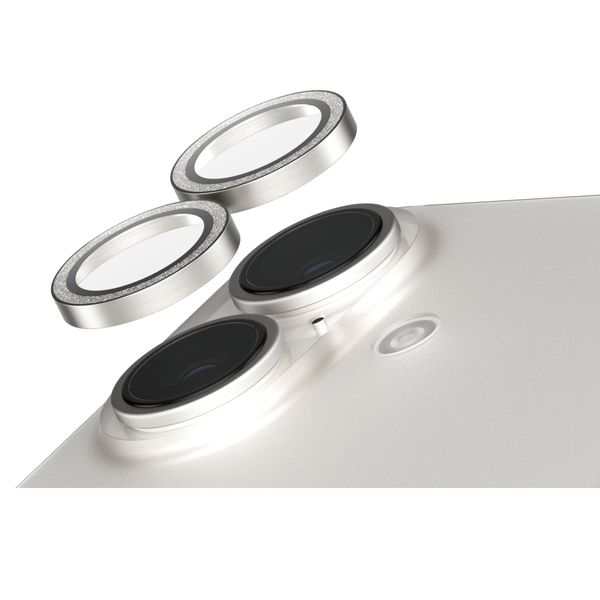 SAFE by PanzerGlass by PanzerGlass iPhone 16/16 Plus Glitter Silver Προστατευτικό Φακού