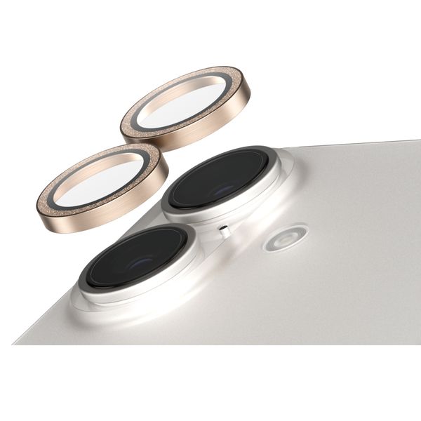 SAFE by PanzerGlass by PanzerGlass iPhone 16/16 Plus Glitter Gold Προστατευτικό Φακού