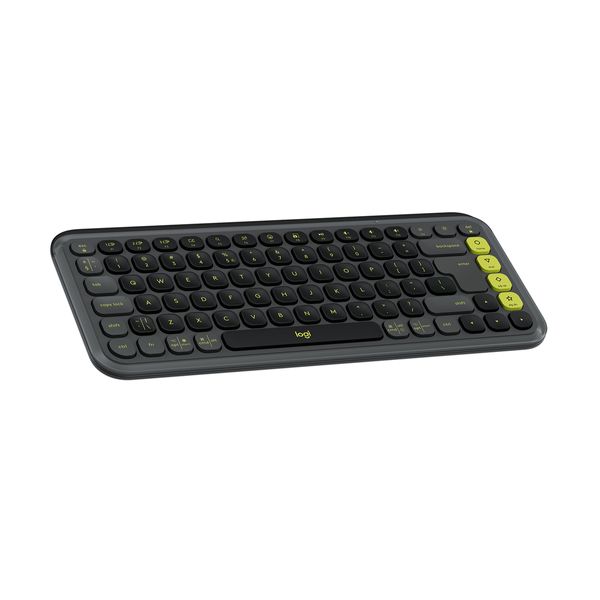Logitech Pop Icon Keys Graphite Wireless Keyboard