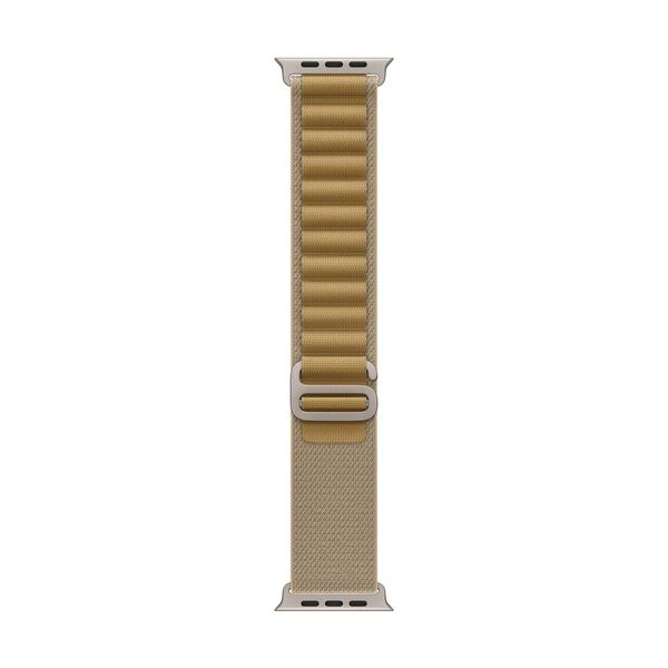 Apple 49mm Alpine Lopp Tan/Natural Titanium M Λουράκι Smartwatch