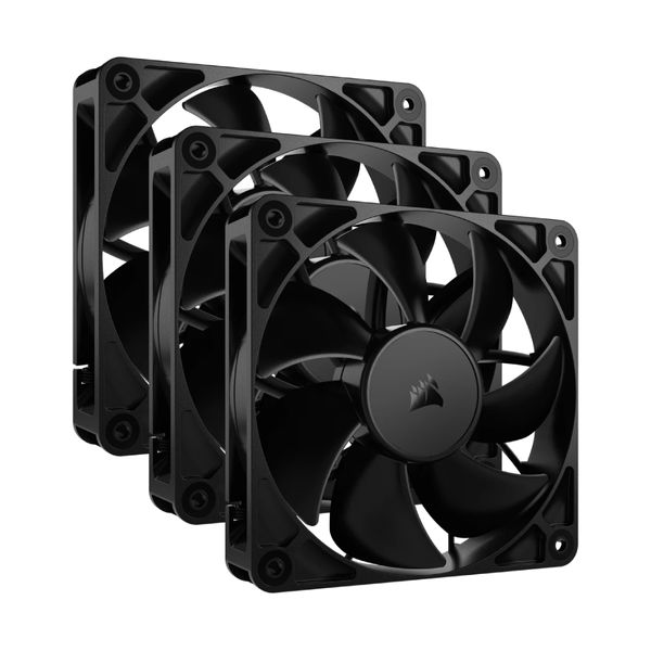 Corsair RS120 120mm PWM Triple Pack Black Ανεμιστήρας Υπολογιστή