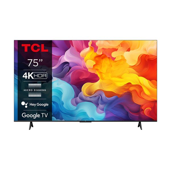 TCL LED 75V6B 75" Τηλεόραση Google TV 4K