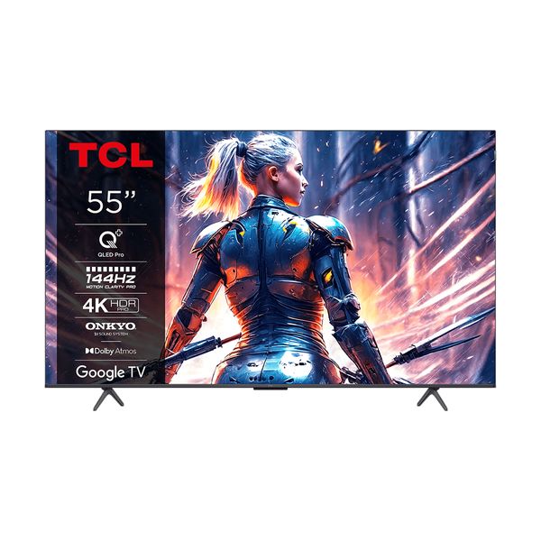 TCL QLED 55T8B 55" Τηλεόραση Google TV 4K