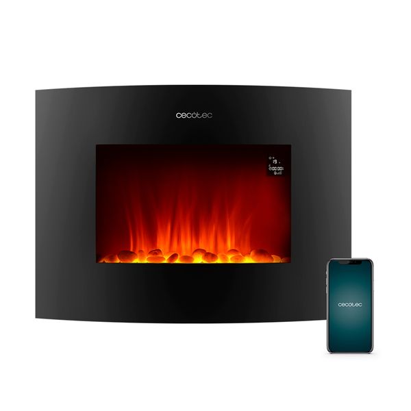 Cecotec Ready Warm 2250 Curved Flames Connected RC 05813 Wi-Fi Ηλεκτρικό Τζάκι