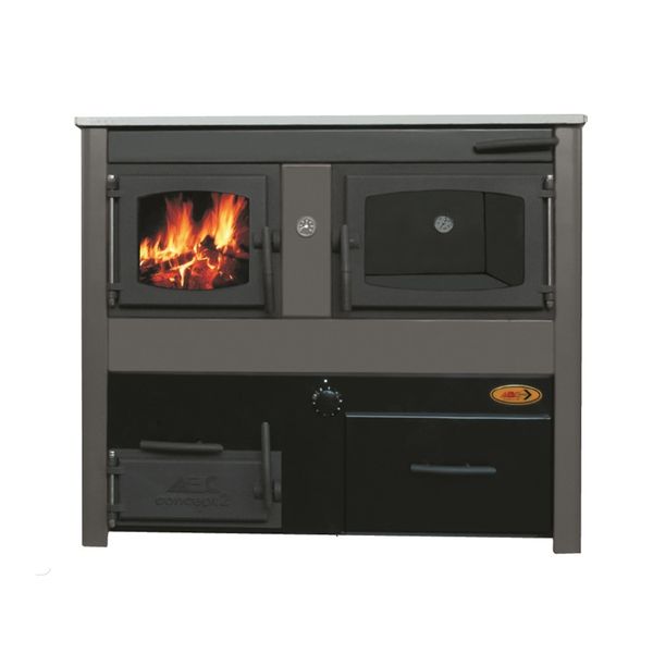 Colorato Υδραυλική Concept 2 Grey Σόμπα Ξύλου