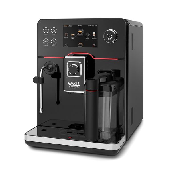 Gaggia New Accademia Glass Black Μηχανή Espresso Cappuccino