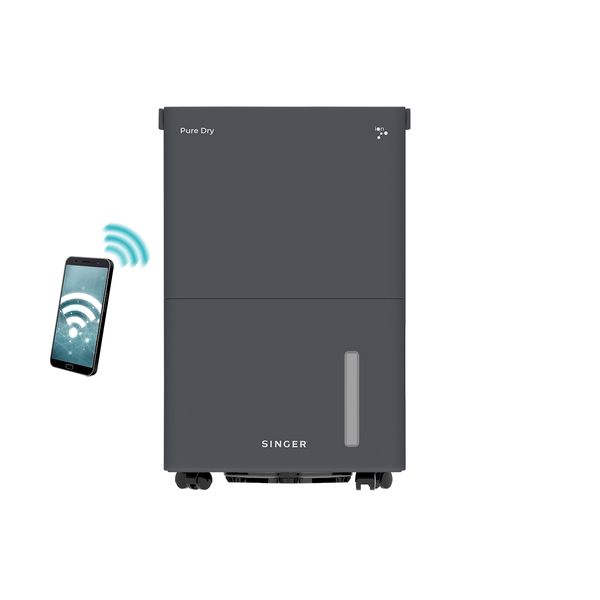 Singer SDHM Pure Dry ION με WiFi 16lt/24h Αφυγραντήρας
