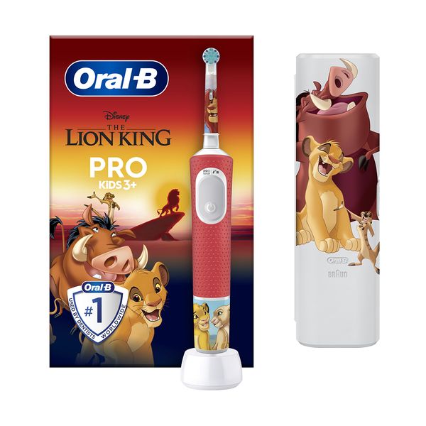 Oral-B Vitality Pro Kids Lion King & Θήκη Ηλεκτρική Παιδική Οδοντόβουρτσα