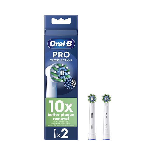 Oral-B Cross Action Pro 2τεμ. Κεφαλές Οδοντόβουρτσας