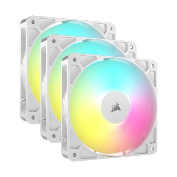 Corsair RS120 ARGB 120mm PWM Triple Pack White Ανεμιστήρας Υπολογιστή