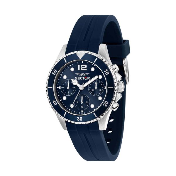 Sector 230 Chronograph Blue Plastic Strap Ρολόι Χειρός