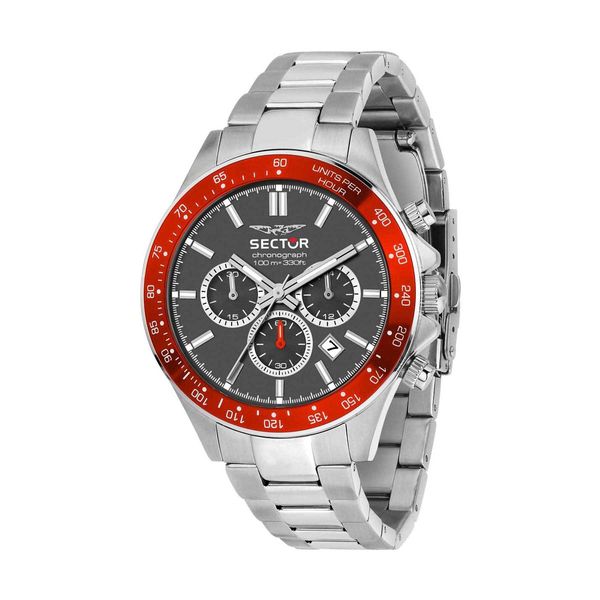 Sector 230 Chronograph Silver Stainless Steel Bracelet Ρολόι Χειρός