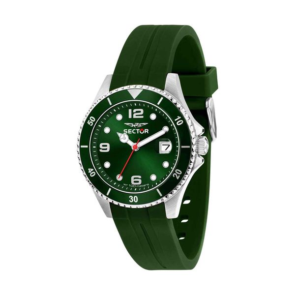 Sector 230 Green Plastic Strap Ρολόι Χειρός