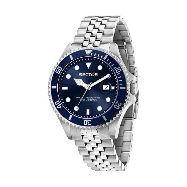 Sector 230 Silver Stainless Steel Bracelet Ρολόι Χειρός