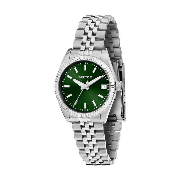 Sector 240 Silver Stainless Steel Bracelet Ρολόι Χειρός