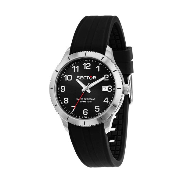 Sector 270 Black Plastic Strap Ρολόι Χειρός
