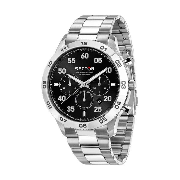 Sector 270 Chronograph Silver Stainless Steel Bracelet Ρολόι Χειρός