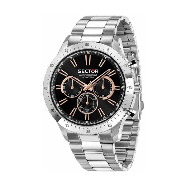 Sector 270 Chronograph Silver Stainless Steel Bracelet Ρολόι Χειρός