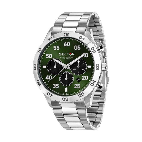 Sector 270 Chronograph Silver Stainless Steel Bracelet Ρολόι Χειρός