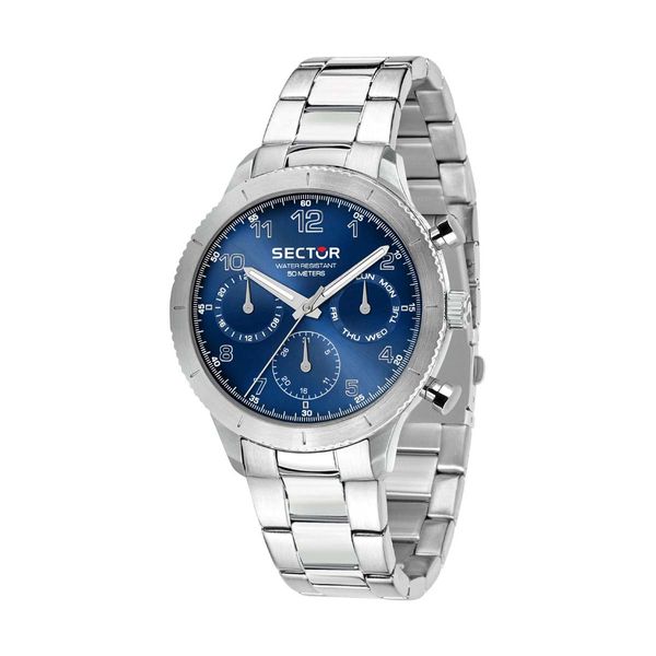 Sector 270 Silver Stainless Steel Bracelet Ρολόι Χειρός