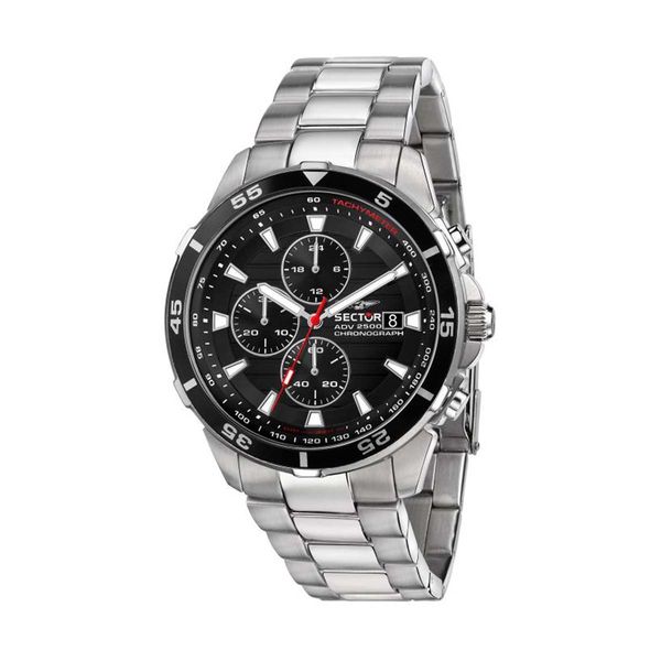 Sector ADV2500 Chronograph Silver Stainless Steel Bracelet Ρολόι Χειρός