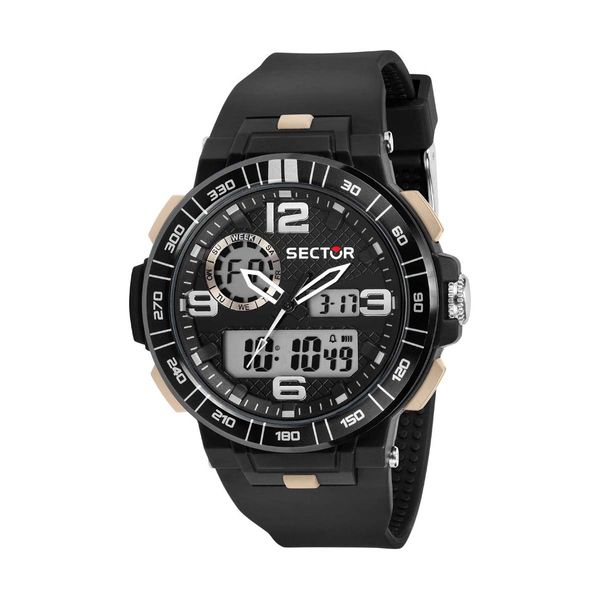 Sector EX-28 Black Rubber Strap Ρολόι Χειρός