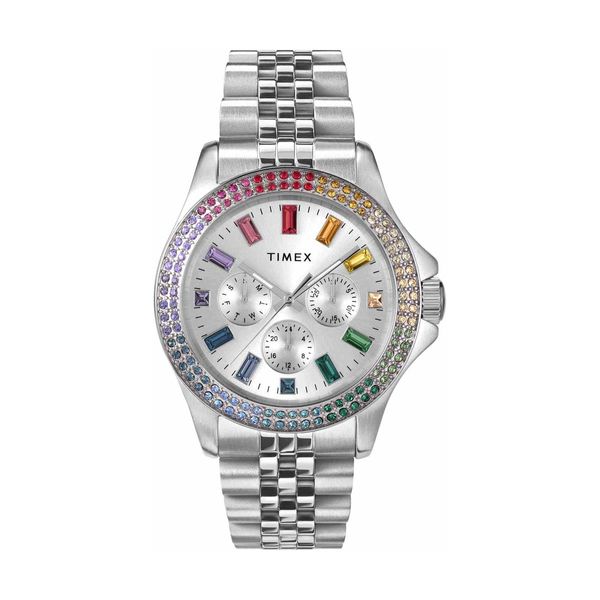 Timex Kaia Crystals Silver Stainless Steel Bracelet Ρολόι Χειρός