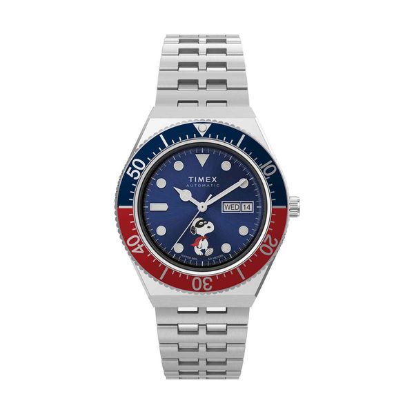 Timex M79 x Peanuts Automatic Stainless Steel Bracelet Ρολόι Χειρός