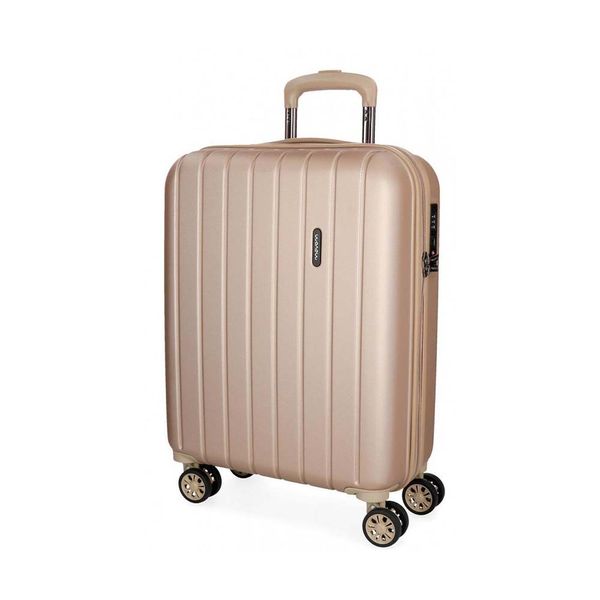 Movom Wood Slim 55cm Champagne Καμπίνας Βαλίτσα Ταξιδίου
