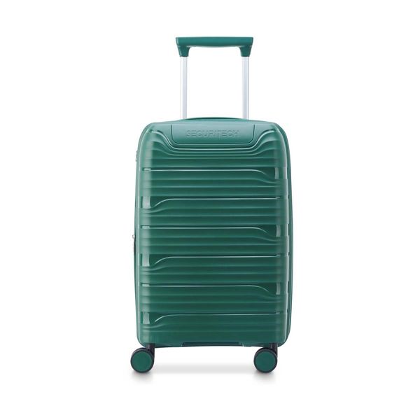Securitech by Delsey Dune Expandable 55cm Green Καμπίνας Βαλίτσα Ταξιδίου