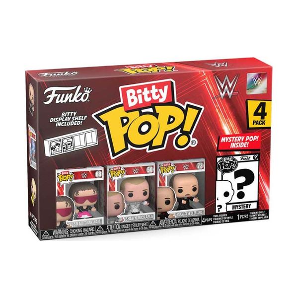 Funko Pop! Bitty 4-Pack: WWE - Bret Harts Φιγούρες