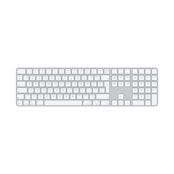 Apple Magic Keyboard NumPad & Touch Id USB-C English White Πληκτρολόγιo