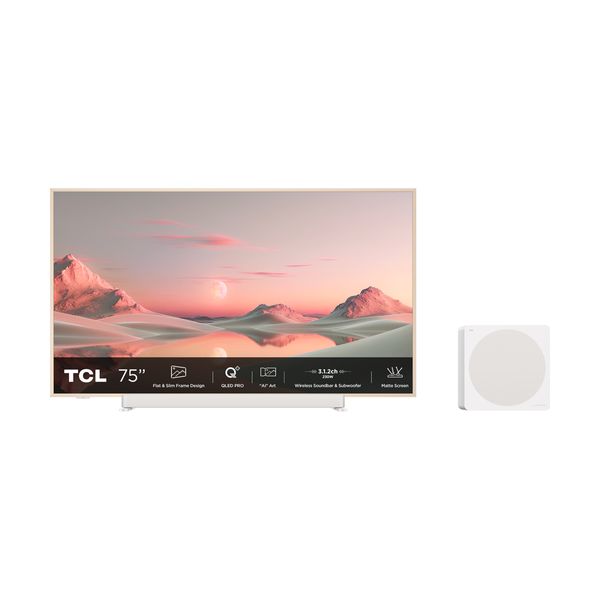 TCL QLED NXTVISION Pro 75A300 75" Τηλεόραση Google TV 4K
