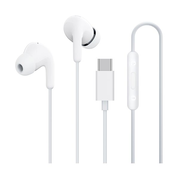 Xiaomi TYPE-C White Ακουστικά Ψείρες