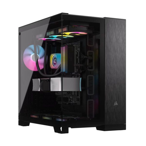 Corsair 6500X Mid-Tower Dual Chamber Black/Obsidian Aluminum Κουτί Η/Υ