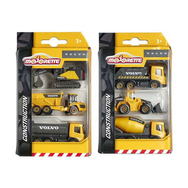Majorette Volvo Οχήματα 3 Τεμ. - 2 Σχέδια Παιχνίδι