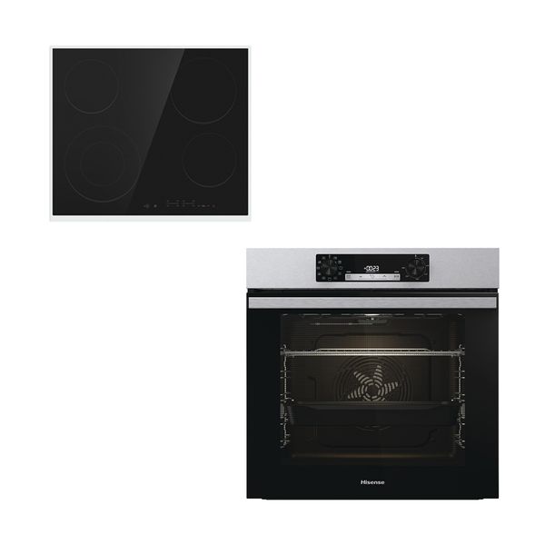 Hisense ΒΙ62216ΑΧ Inox & E6432X Set Εντοιχισμού