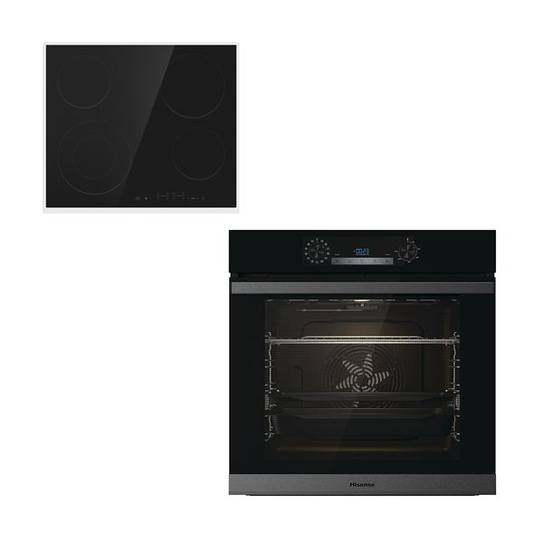 Hisense Icon LED BSA65226AB Black & E6432X Set Εντοιχισμού