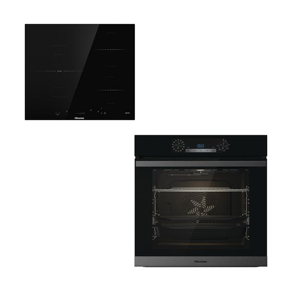 Hisense Icon LED BSA65226AB Black & I6341CB Set Εντοιχισμού