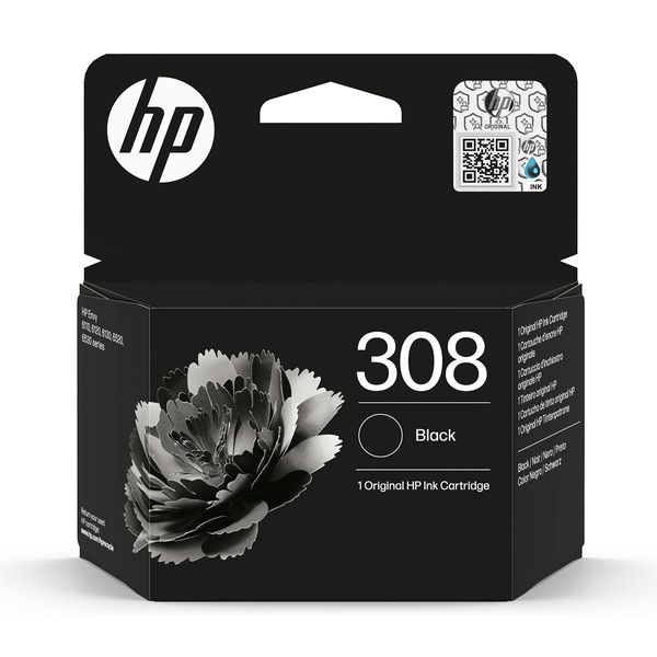 HP 308 Black Instant Ink Μελάνι InkJet