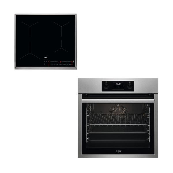 AEG BCS331150M Inox & IKB64431XB Set Εντοιχισμού