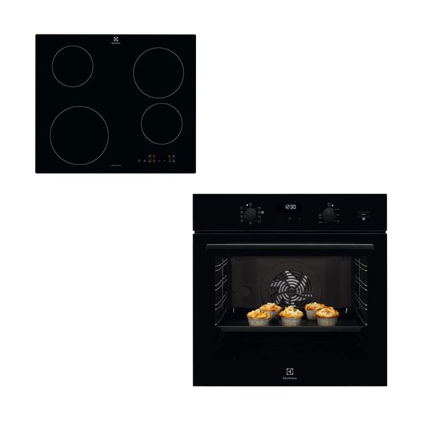 Electrolux EOD5C50Z Black & LIB60424CK Set Εντοιχισμού