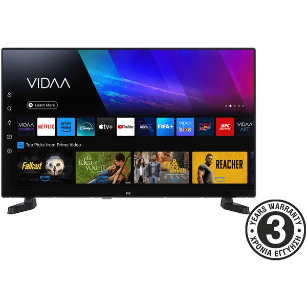 F&U LED FLV32501 32" Τηλεόραση Smart HD Ready