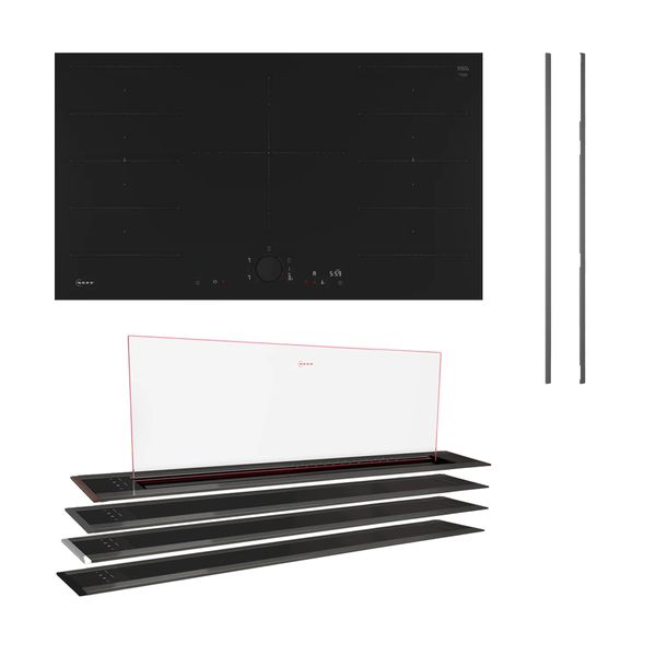 Neff T69YYV4C0 & I98WMM1Y7 & Z9302GLDY0 Deep Black Flex Design Set Εντοιχισμού