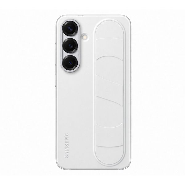 Samsung Galaxy S25 Standing Grip Case White Θήκη Κινητού