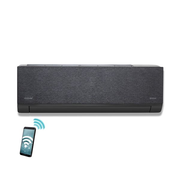 Toyotomi Gosai Shadow Black GTN GTG 24CMB 24.000 BTU/h Κλιματιστικό Inverter