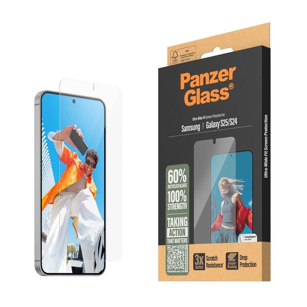 PanzerGlass Samsung Galaxy S25 Προστατευτικό Οθόνης