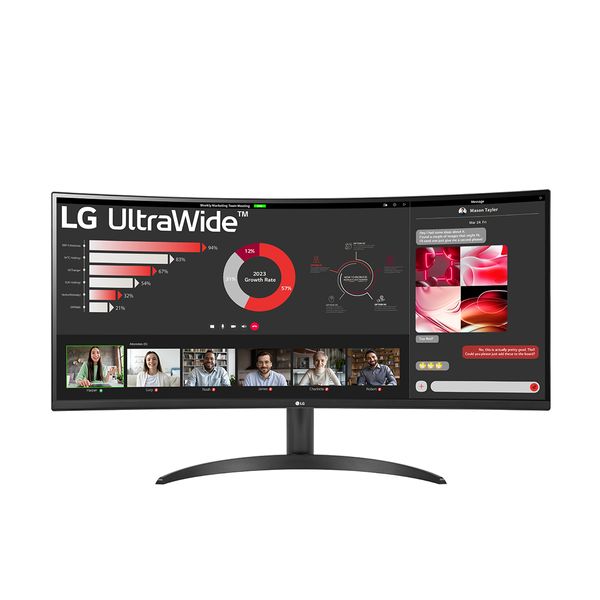 LG UltraWide 34WR50QK-B 34" QHD VA Curved Monitor